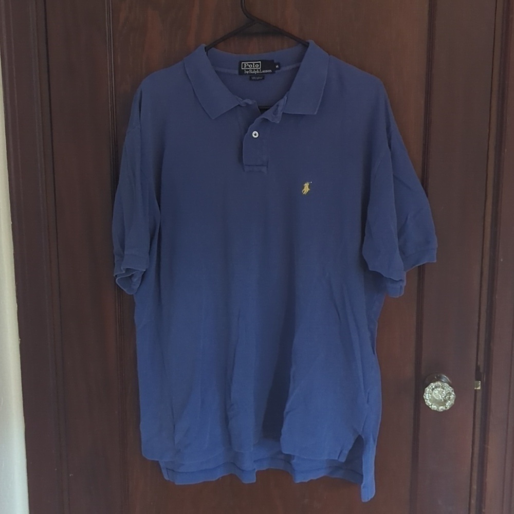 Polo by Ralph Lauren Periwinkle Blue Short Sleeve Polo Size XL